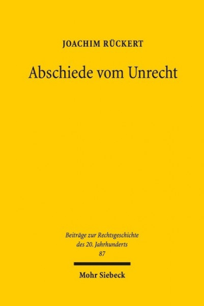 Abschiede vom Unrecht