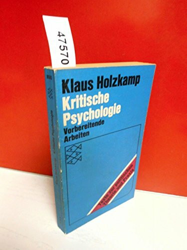 Klaus Holzkamp: Kritische Psychologie