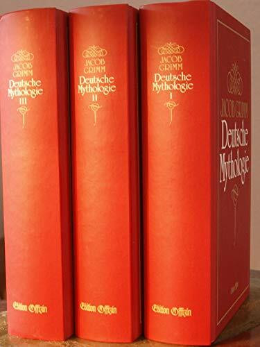 Deutsche Mythologie. 3 Bände