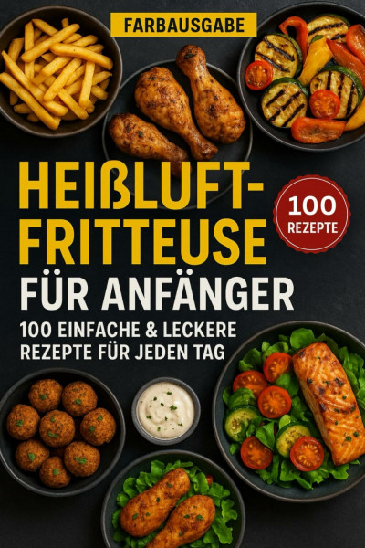 Heißluftfritteuse für Anfänger: 100 einfache & leckere Rezepte für jeden Tag