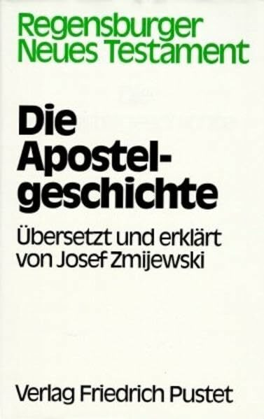 Regensburger Neues Testament, Ln, Die Apostelgeschichte