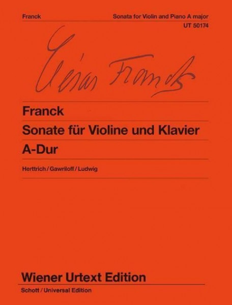 Sonate für Violine und Klavier A-Dur