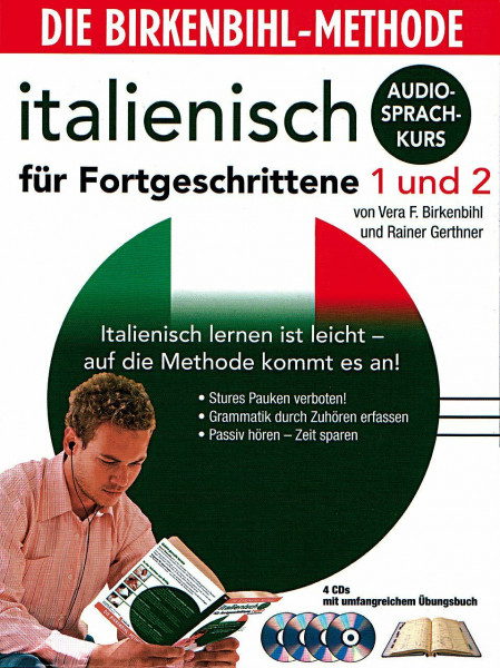 Audio-Sprachkurs Birkenbihl Italienisch Fortgeschrittene 1 + 2
