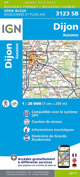 3123SB Dijon Est.Auxonne (Série Bleue, Band 3123)