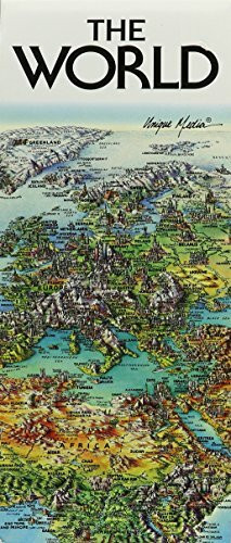 World Folded Map Unique Media