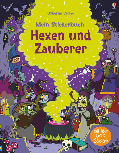 Mein Stickerbuch: Hexen und Zauberer