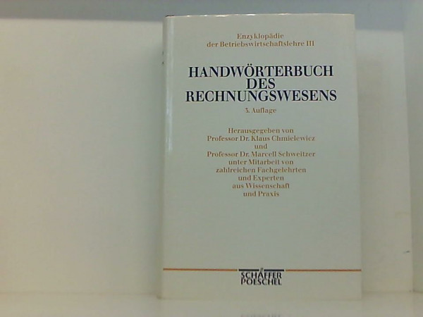Handwörterbuch des Rechnungswesens (HWR) (Enzyklopädie der Betriebswirtschaftslehre (EdBWL))
