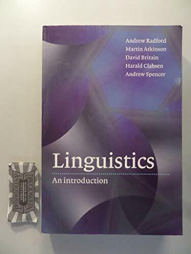 Linguistics: An Introduction