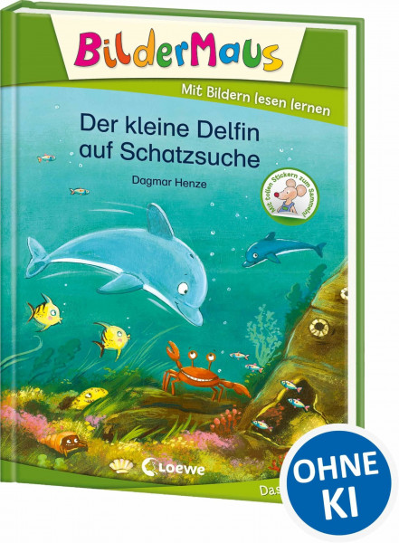 Bildermaus - Der kleine Delfin auf Schatzsuche: Mit Bildern lesen lernen - Ideal für die Vorschule und Leseanfänger ab 5 Jahre