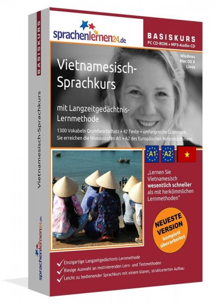 Sprachenlernen24.de Vietnamesisch-Basis-Sprachkurs. CD-ROM