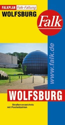 Falkplan Falk-Faltung Wolfsburg: Straßenverzeichnis mit Postleitzahlen