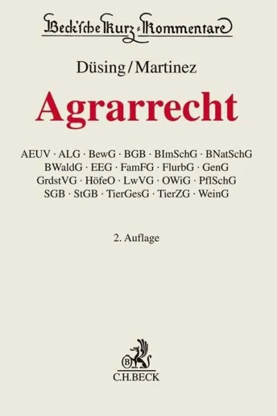 Agrarrecht (Beck'sche Kurz-Kommentare)