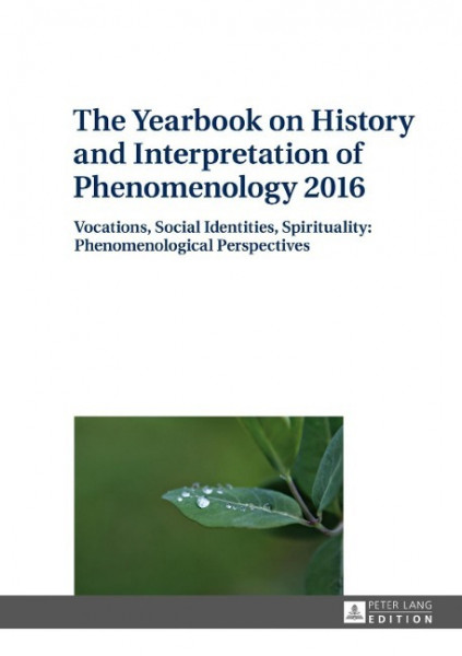 The Yearbook on History and Interpretation of Phenomenology 2016
