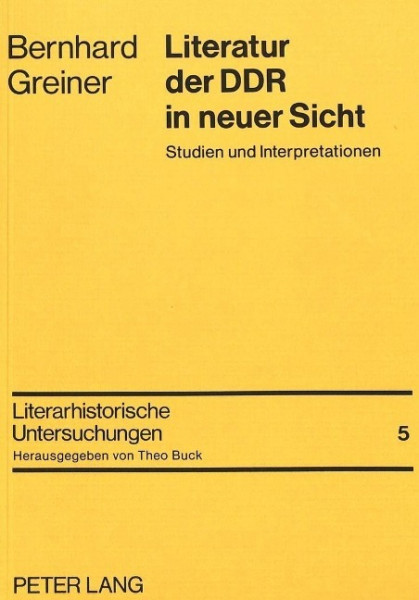 Literatur der DDR in neuer Sicht