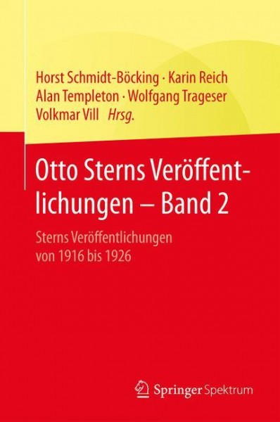 Otto Sterns Veröffentlichungen - Band 2
