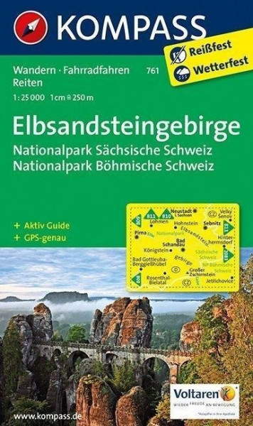 Elbsandsteingebirge 1 : 25 000