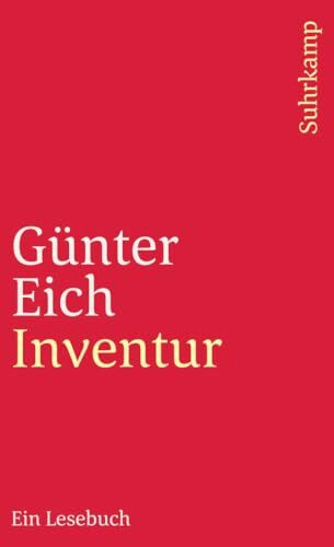 Inventur: Ein Lesebuch (suhrkamp taschenbuch)