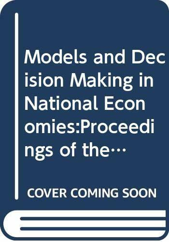 Vienna, 1977 (No. 2) (Models and Decision Making in National Problems: International Conference Proceedings)