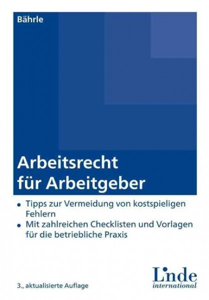 Arbeitsrecht für Arbeitgeber