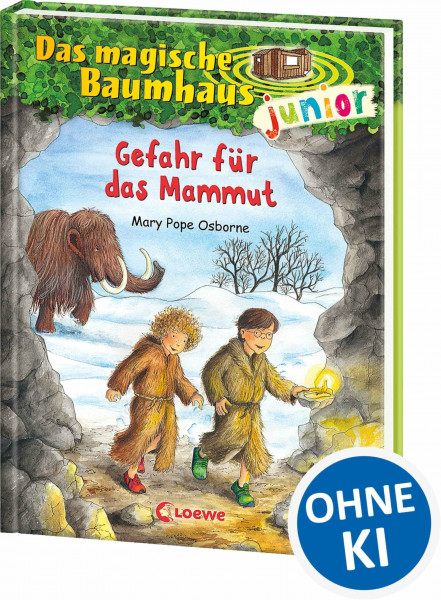 Das magische Baumhaus junior (Band 7) - Gefahr für das Mammut: Reise mit Anne und Philipp in die Eiszeit! - Kinderbuch ab 6 Jahren zum Vorlesen und ersten Selberlesen - Mit farbigen Illustrationen