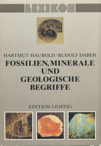 Fossilien, Minerale und geologische Begriffe.