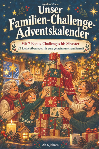 Unser Familien-Challenge-Adventskalender: Mit 7 Bonus-Challenges bis Silvester – 24 kleine Abenteuer für eure gemeinsame Familienzeit