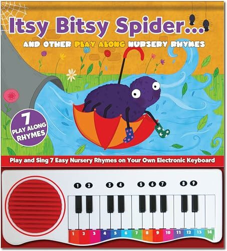 Nursery Rhymes Itsy Bitsy Spider: Novelty Activity Book: And Other Play Along Nursery Rhymes (Nursery Rhymes Play Along Piano Book)