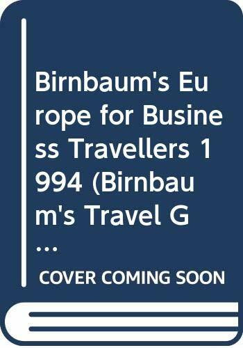 Birnbaum's Europe for Business Travellers (Birnbaum's Travel Guides)