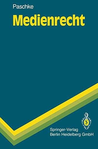 Medienrecht (Springer-Lehrbuch)