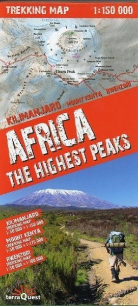 terraQuest Trekking Map Africa