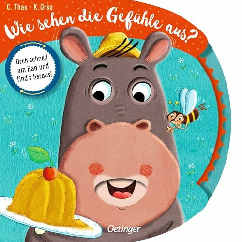 Wie sehen die Gefühle aus?: Dreh schnell am Rad und find's heraus! | Interaktives Bilderbuch mit Drehrad zum Gefühle entdecken, erkennen und benennen für Kinder ab 2 Jahren