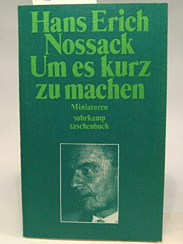 Um es kurz zu machen. Miniaturen.