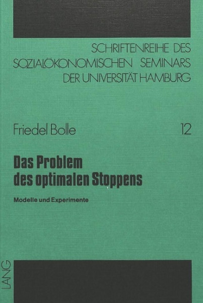 Das Problem des optimalen Stoppens