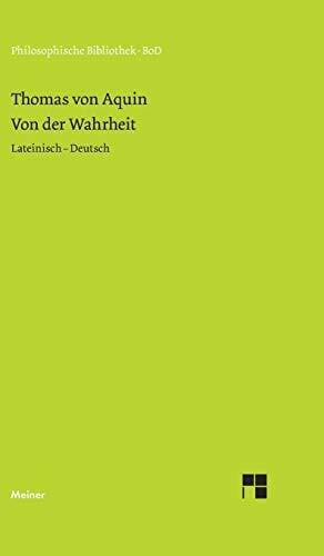 Philosophische Bibliothek Band 384: Von der Wahrheit - De veritate