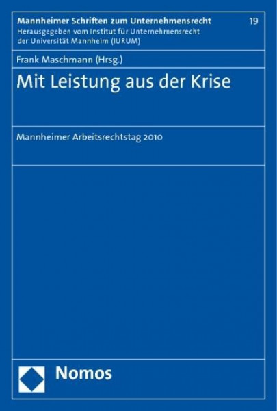 Mit Leistung aus der Krise