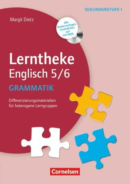 Lerntheke - Englisch: Grammatik: 5/6 (3. Auflage) - Differenzierungsmaterialien für heterogene Lerngruppen - Kopiervorlagen mit CD-ROM