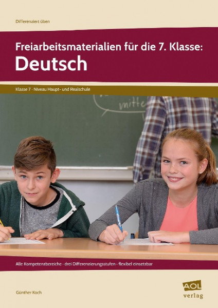 Freiarbeitsmaterialien für die 7. Klasse: Deutsch