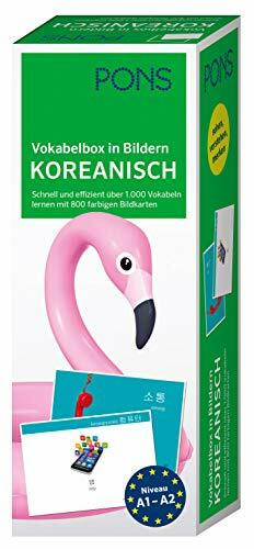 PONS Vokabelbox in Bildern Koreanisch: Schnell und effizient über 1.000 Vokabeln lernen mit 800 farbigen Bildkarten