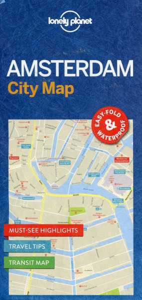 Lonely Planet Amsterdam City Map