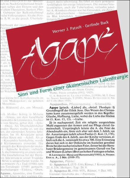 Agape: Sinn und Form einer ökumenischen Laienliturgie