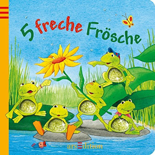 5 freche Frösche (5er Stanze)