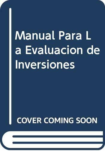 Manual Para La Evaluacion de Inversiones
