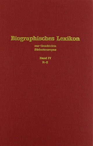 R-Z. Register (Südosteuropäische Arbeiten, 75/IV)