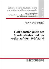 Funktionsfähigkeit des Bundesstaates und der Kreise auf dem Prüfstand