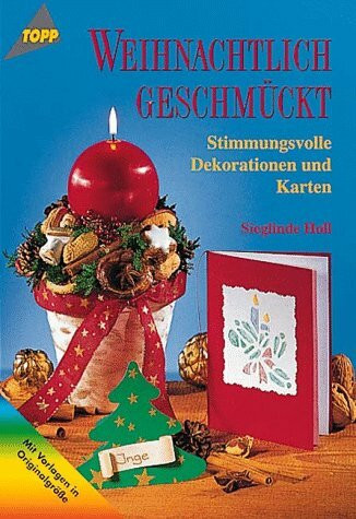 Weihnachtlich geschmückt: Dekorationen und Karten im Material-Mix