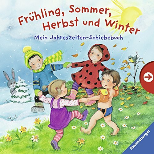 Frühling, Sommer, Herbst und Winter: Mein Jahreszeiten-Schiebebuch