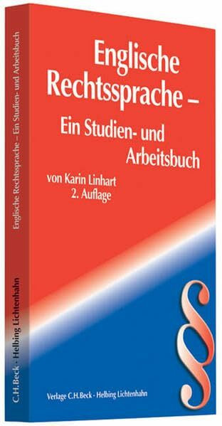 Englische Rechtssprache: Ein Studien- und Arbeitsbuch (Rechtssprache des Auslands)