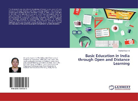 Basic Education in India through Open and Distance Learning