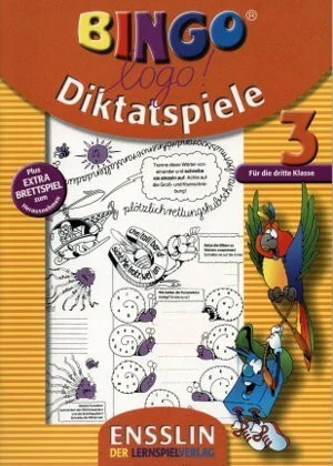 BINGO logo, Diktatspiele, neue Rechtschreibung, Bd.3, Für die dritte Klasse
