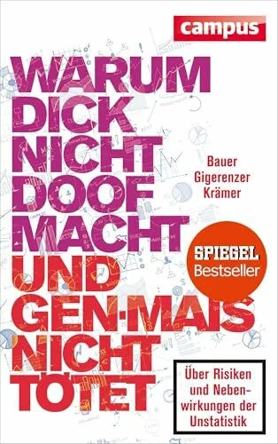 Warum dick nicht doof macht und Genmais nicht tötet: Über Risiken und Nebenwirkungen der Unstatistik